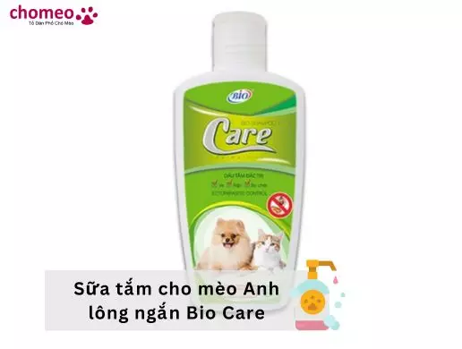 Sữa tắm cho mèo Bio care